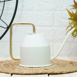 White Metal 900 ml Watering Can By Gold Dust-picture-21