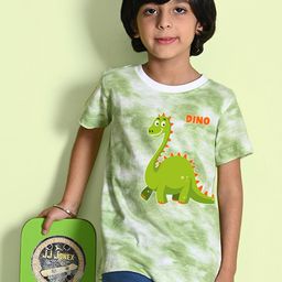 NUSYL Boys Printed Tie and Dye Round Neck T-shirt-image-65