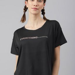 MKH Women Typography Printed Drop-Shoulder Sleeves Dri-FIT Sports T-shirt-picture-17