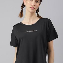 MKH Women Typography Drop-Shoulder Sleeves Dri-FIT Sports T-shirt-picture-21