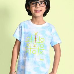 NUSYL Boys Dyed Round Neck T-shirt-image-68