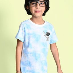 NUSYL Boys Dyed Round Neck T-shirt-image-83