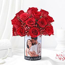 Personalised Rose Affair Gift Vase-image-20