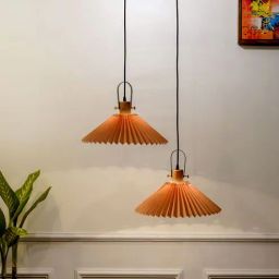 kapoor lampshades Patrice Fabric & Metal Pendant Light-picture-5