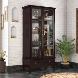 urban ladder Malabar Solid Wood Bookshelf in Mango Mahogany Finish-picture-48