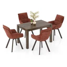 urban ladder Atlas Solid Wood 4 Seater Dining Set in-picture-9