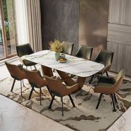 urban ladder Paloma 8 seater Dining Table With Casey Dining Chairs-picture-10