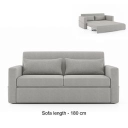 urban ladder Camden 3 Seater Pull Out Sofa cum Bed In Vapour Grey Colour-picture-34