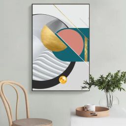 art street Abstract Multicolour Synthetic Wood Wall Art-picture-18