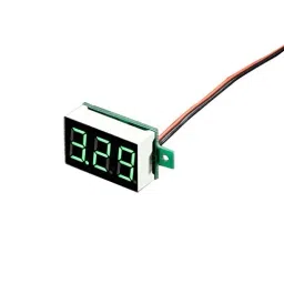 0.28inch 3.5-30V Two Wire DC Voltmeter Green-18