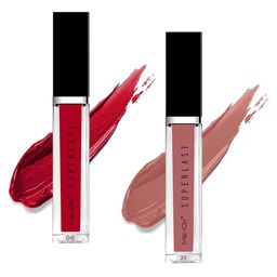 ME-ON Set of 2 Superlast Long Lasting Lip Gloss 6 ml each - Shade 08 & 21-50