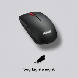 ASUS WT300 Wireless Mouse with 2.4GHz Nano Dongle (1000 to 1600 DPI Adjustable, Optical Sensor, Matte Black) image 4