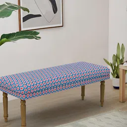 Chumbak Nawaab Bench - Blue Ikkat-image-79