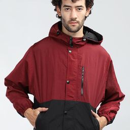CHKOKKO Colourblocked Windcheater Dry Fit Outdoor Tailored  Jacket-image-34