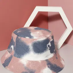 French Accent Men Tie & Dye Printed Vintage Bucket Hat-image-24