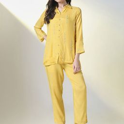 SHOWOFF Embellished Top With Trousers-picture-29