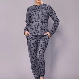 vj fashion Abstract Printed Night suit-image-78