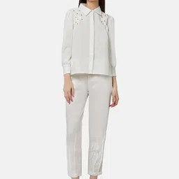 Ashtag Self-Designed Shirt & Trousers Co-Ords-image-41