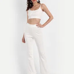 Emprall Women Crop Top with Trousers-image-52