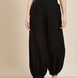 Juniper Women Black Original Pleated Dhoti Pant-29