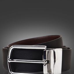 Elite Crafts Men Textured Leather Reversible Formal Belt-image-78