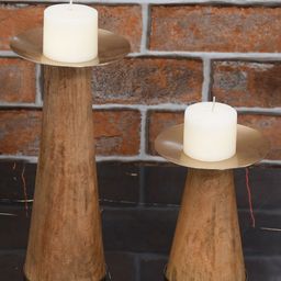 Maison Modern Unisex Brown Candle Holders-image-106