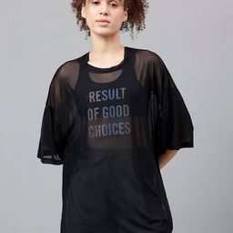 MKH Typography Printed Relaxed Fit Dri-FIT Longline T-shirt-image-36