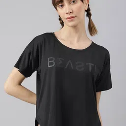 MKH Typography Printed Drop-Shoulder Sleeves Dri-FIT Sports T-shirt-image-48