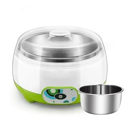 OVEERA® Yogurt Maker Machine Plastic And Stainless Steel Inner Container With Temperature Control Yogurt Maker Diy Maker For Home Kitchen 1 Liter Automatic Yogurt maker Multicolor image 3