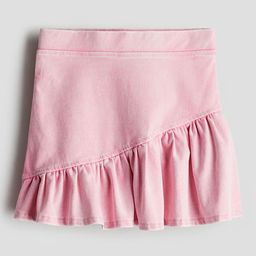 H&M Girls Flounced Denim-Look Skirt-image-69