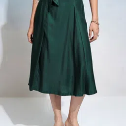 Tokyo Talkies Pleated Midi Skirt-image-42