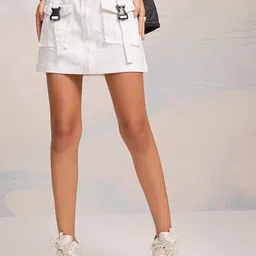 Tokyo Talkies Straight Mini Skirt-picture-48