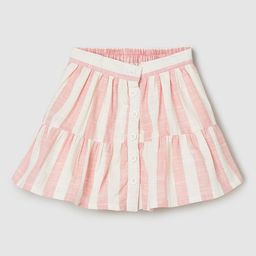 max Girls Striped Pure Cotton A-Line Knee Length Skirts-image-50