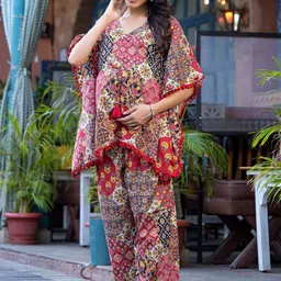 Aujjessa Women Printed Night suit-picture-16