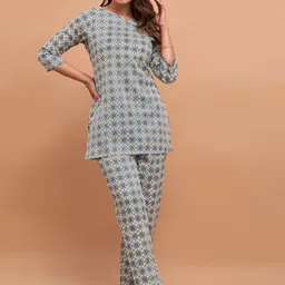 Shedika Floral Printed Night suit-picture-29