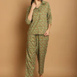 Shararat Conversational Printed Crepe Night Suit-picture-28