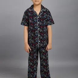 Ninos Dreams Kids Printed Pure Cotton Night suit-image-98