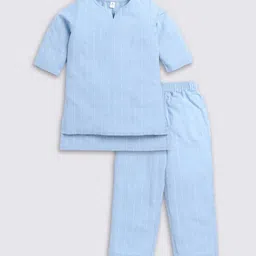Clt.s Girls Striped Pure Cotton Top With Trouser-image-19