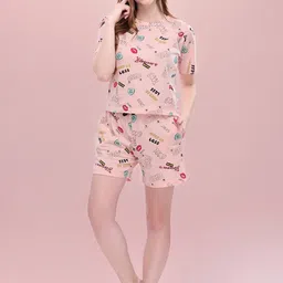 Xivir Women Printed Night suit-picture-25