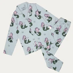 BE AWARA Kids Conversational Printed Pure Cotton Night suit-image-52