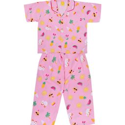 Wish Karo Boys Pink & Green Printed Night suit-picture-46