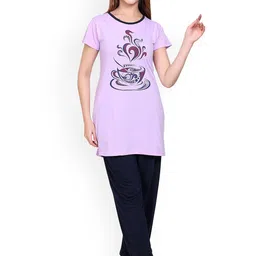 TWENTY ME Women Printed Night suit-image-12