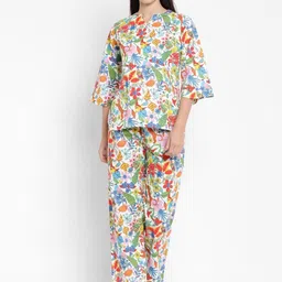 shopbloom Women Printed Night suit-image-41
