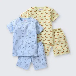 Nite Flite Boys Printed Night suit-58