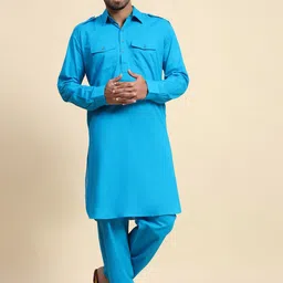 Moda Rapido Men Regular Pure Cotton Kurta with Salwar-10