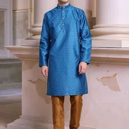 Moda Rapido Men Printed Regular Kurta with Churidar-picture-2
