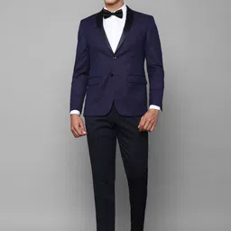 Allen Solly Men Single-Breasted Slim-Fit 2-Piece Suit-picture-34