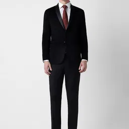Peter England Elite Slim-Fit Single-Breasted Two-Piece Formal Suit-16