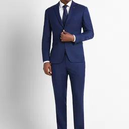 Peter England Elite Slim Fit Two Piece Formal Suit-23