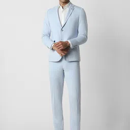 Van Heusen Men Slim-Fit Single Breasted  Two-Piece Formal Suits-image-34